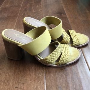 Rebels Footwear -- Basket Weave Strap Sabrina Leather Sandal